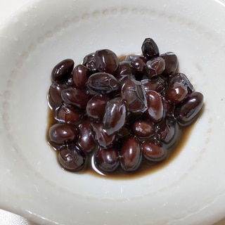 簡単、圧力鍋で炊く黒豆